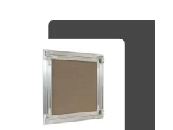 Protektor Revisionsklappe mit Alu Rahmen 40cm x 40cm 12mm GK Einlage Silber