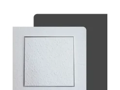 Protektor Revisionsklappe mit Alu Rahmen 40cm x 40cm 12mm GK Einlage Silber