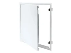 Protektor Revisionsklappe 40cm x 40cm mit Schnappverschluss Stahl Weiß