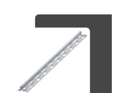 Protektor Schnellputzschiene 1105 Putzlehre 250cm Stahl Silber 10mm Putz