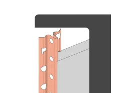 Protektor Schnellputzschiene 1105 Putzlehre 50x 250cm Stahl Silber 10mm Putz