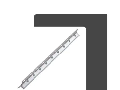 Protektor Schnellputzschiene 1105 Putzlehre 50x 250cm Stahl Silber 10mm Putz