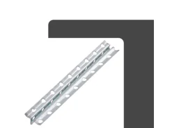 Protektor Schnellputzschiene 1106 Putzlehre 50x 250cm Stahl Silber für 6mm Putz