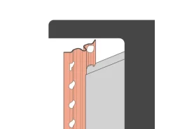 Protektor Schnellputzschiene 1106 Putzlehre 50x 250cm Stahl Silber für 6mm Putz