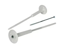 PROTEKTOR 100x Dämmstoff-Schraubdübel Ø8x300mm Vormontierte WDVS Dübel