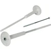 PROTEKTOR 200x Dämmstoff-Schraubdübel Ø8x300mm WDVS Dübel für Fassadendämmung