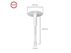 PROTEKTOR 600x Dämmstoff-Schraubdübel Ø8x160mm WDVS Dübel für Fassadendämmung