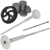 PROTEKTOR 500x Dämmstoff-Schraubdübel Set Ø8x340mm Vormontiert inkl. 600x Rondelle + Fräser