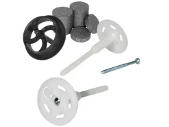 PROTEKTOR 600x Dämmstoff-Schraubdübel Set Ø8x140mm inkl. 600x Rondelle + Fräser