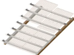 PVC-Trapezplatte 0,8 mm 70/18 Bronze 2000 mm x 1090 mm