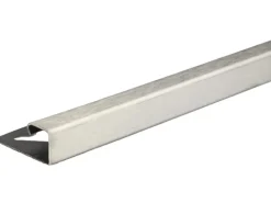 Quadrat-Abschlussprofil Edelstahl gebürstet 10 mm x 2,5 m