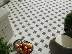 Quadrat-Pflaster Beton Anthrazit gewaschen 10 cm x 10 cm x 6 cm