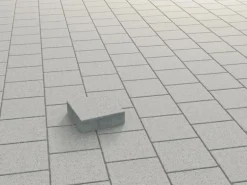 Quadrat-Pflaster Beton Weiß gewaschen 20 cm x 20 cm x 6 cm