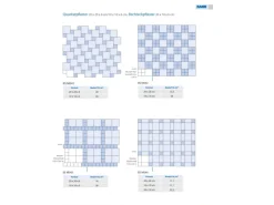 Quadrat-Pflaster Beton Weiß gewaschen 20 cm x 20 cm x 6 cm