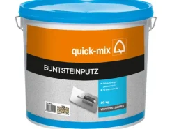 Quick-Mix Buntsteinputz Natur Körnung 2 mm 20 kg