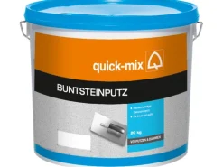 Quick-Mix Buntsteinputz Schwarz-Weiß 1 - 1,5 mm Körnung 20 kg