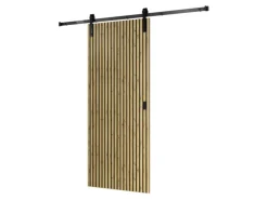 Radex Schiebetür-Komplettset Akustikpaneel Lamette 95 cm x 210 cm