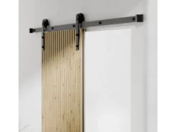 Radex Schiebetür-Komplettset Akustikpaneel Lamette 95 cm x 210 cm