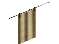 Radex Schiebetür-Komplettset Akustikpaneel Lamette 95 cm x 210 cm