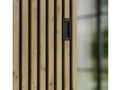 Radex Schiebetür-Komplettset Akustikpaneel Lamette 95 cm x 210 cm