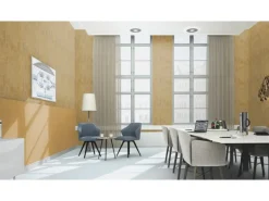 Rasch Vliestapete Factory IV 428223 Fliesen Gold-Gelb 10,05 m x 0,53 m