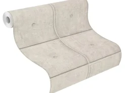 Rasch Vliestapete Factory V Fliese Grau-Greige 10,05 x 0,53 m