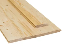 Rauspund Fichte/Tanne Nut und Feder 28 mm x 146 mm x 2400 mm