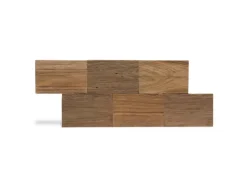 Rebel of Styles Holzverblender UltraWood Big Square 45 cm x 20 cm Braun