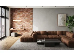 Rebel of Styles Verblender UltraLight Rustic Loft HD 120 cm x 50 cm Braun