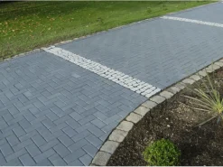 Rechteck-Pflaster Beton Anthrazit 20 cm x 10 cm x 6 cm