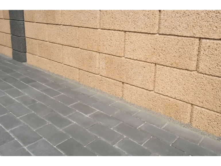 Rechteck-Pflaster Beton Anthrazit 20 cm x 10 cm x 6 cm