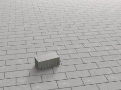 Rechteck-Pflaster Beton Grau 20 cm x 10 cm x 8 cm