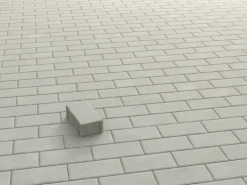 Rechteck-Pflaster Beton Grau 20 cm x 10 cm x 6 cm
