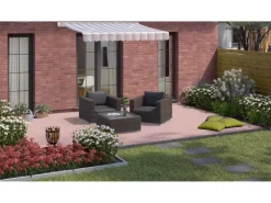 Rechteck-Pflaster Beton Rot 20 cm x 10 cm x 6 cm