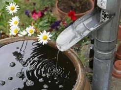 Regenrohrklappe ohne Sieb NW 60 Alu Natur