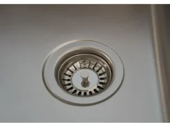 Respekta Glasspüle New York 100 cm x 50 cm Weiß