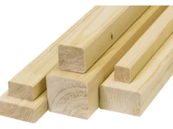 Rettenmeier Rahmenholz Fichte/Tanne Gehobelt 54 mm x 54 mm x 1000 mm