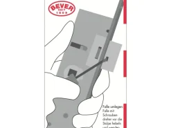 Rohrrahmenschloss Dornmaß 30 mm mit abschließbarer Falle Edelstahl