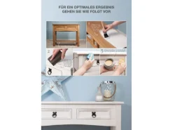 Rust-Oleum Kreidefarbe Möbellack Antikweiß Matt 750 ml