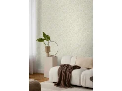 Sanders & Sanders Tapete Mosaik-Fliesen Gelb 53 cm x 10 m