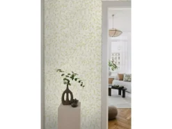 Sanders & Sanders Tapete Mosaik-Fliesen Gelb 53 cm x 10 m