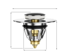 Sanilo Pop Up Waschbeckenstöpsel Energy Stones