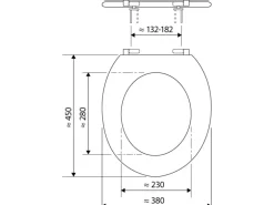 Sanitop-Wingenroth WC-Sitz Dekor Holzoptik Beige
