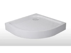 Sanotechnik Duschwanne Viertelkreis 80 cm x 80 cm Weiß