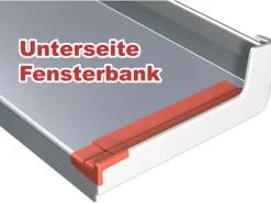 Sarei Butylband-Schlagregendicht-Set für Außenfensterbänke