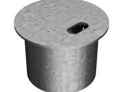 Schake Abdeckkappe Pfosten Ø 60 mm Pfosten Ohne Verschluss Feuerverzinkt