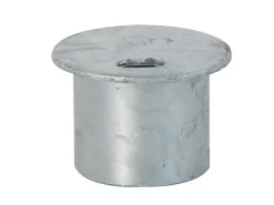 Schake Abdeckkappe Pfosten Ø 60 mm Pfosten Ohne Verschluss Feuerverzinkt