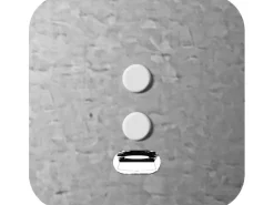 Schake Abdeckkappe Pfosten 70 mm x 70 mm Pfosten Federverschluss Feuerverzinkt