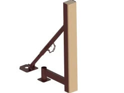 Schake Abschalstütze Braun