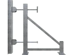 Schake Abschalstütze Neigbar Kantholz Silber